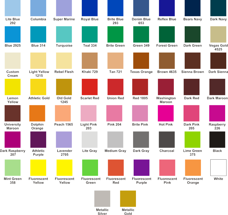 Color Chart